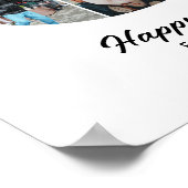 30e Verjaardag Nummer 30 Fotocollage Jubileum Poster (Hoek)