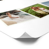 30e verjaardag Nummer 30 Fotosamenstelling Poster (Hoek)