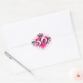 30e verjaardag of Jubileum Ronde Sticker (Envelop)