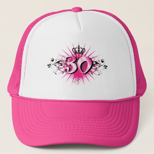 30e verjaardag of Jubileum Trucker Pet (Voorkant)