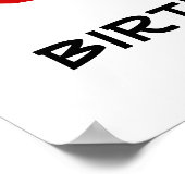 30e verjaardag of OM HET EVEN WELKE LEEFTIJD Gestr Poster (Hoek)