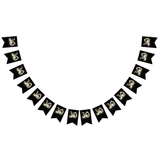 30e verjaardag of partij bij het Jubileum Vlaggetjes (Alle)