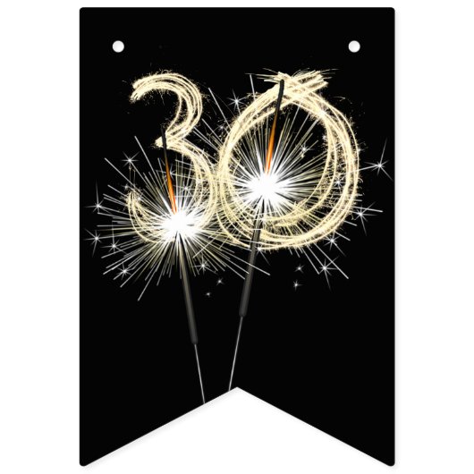 30e verjaardag of partij bij het Jubileum Vlaggetjes (Derde vlag)