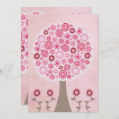 30e verjaardag Ontwerper Roze - Aankondiging van d (Voorkant / Achterkant)