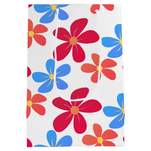 30e verjaardag op witte dagen medium cadeauzakje (Achterkant)