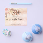 30e verjaardag pampas roos sparen de datumbegrotin flyer (Enkel)