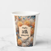 30e verjaardag papieren bekers (Voorkant)