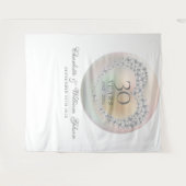 30e verjaardag Parel Photobooth Achtergrond Wandkleed (Voorkant (horizontaal))