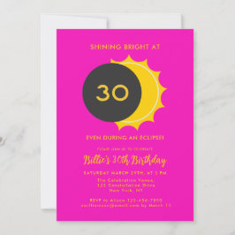 30e verjaardag | Partiële Zonsverduistering 2025 P Kaart