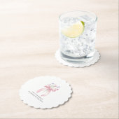 30e Verjaardag Party Custom Onderzetter Bow Wildfl (Insitu)