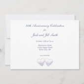 30e verjaardag Pearl Hearts Kaart (Achterkant)