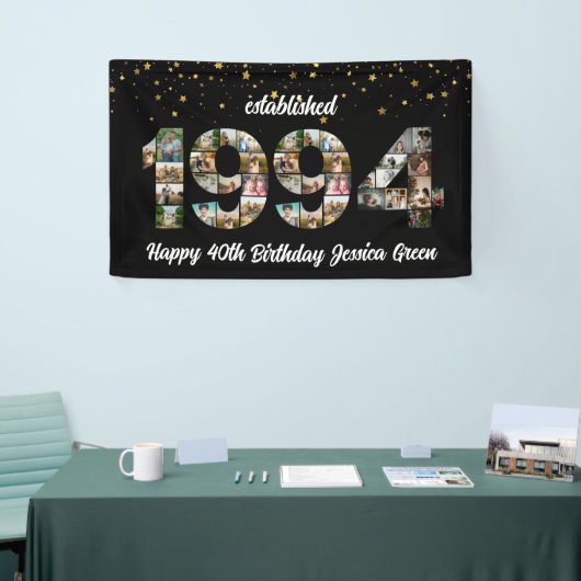 30e verjaardag Photo Collage opgericht 1994 Spandoek (Beurs)