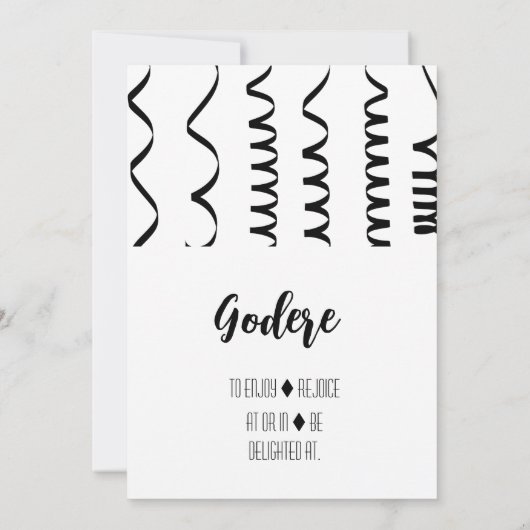 30e verjaardag Pizza Party uitnodiging (Achterkant)