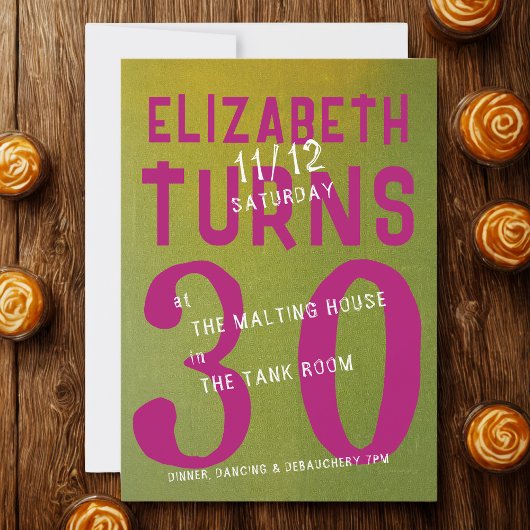 30e verjaardag plezier kaart