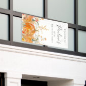30e Verjaardag Pompoen Wildbloem Vertical Buiten Spandoek (Buitenkant Gebouw)