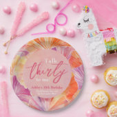 30e verjaardag praat dertig tegen mij papieren bordje (Feest)