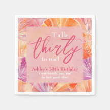 30e verjaardag praat dertig tegen mij