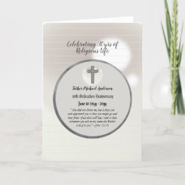 30e verjaardag priesterwijding - elke geestelijke kaart