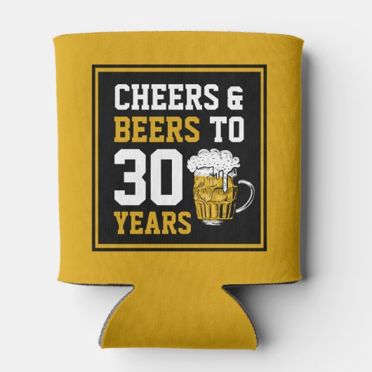 30e verjaardag Proost & Bier op 30 jaar Blikjeskoeler (Achterkant)