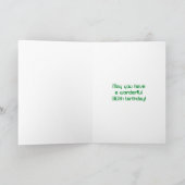 30e verjaardag: Red Digital Clock Style "30" + naa Kaart (Binnen)