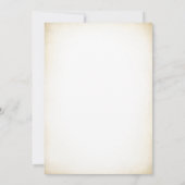 30e verjaardag - Retro Creamy White en Navy Kaart (Achterkant)