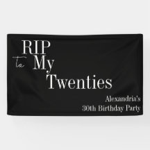 30e verjaardag RIP 20s Black and White Party