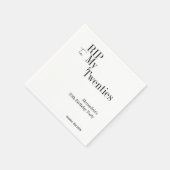 30e verjaardag RIP 20s Minimal Party Servet (Hoek)