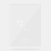 30e verjaardag RIP 20s Party Welkom Teken Acryl Bord (Voorkant)