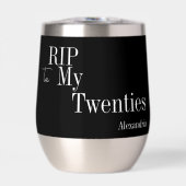 30e verjaardag RIP 20s Party Zwart-wit (Voorkant)