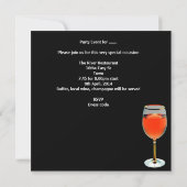 30e verjaardag Rode wijn dansballonnen Kaart (Achterkant)