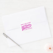 30e verjaardag ronde sticker (Envelop)