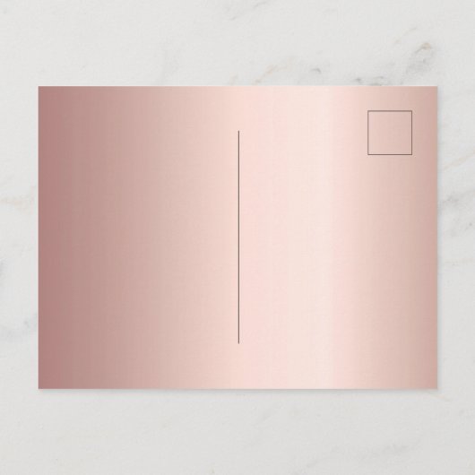 30e verjaardag roos goud glitter roze luxe uitnodiging briefkaart (Achterkant)