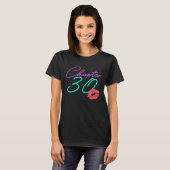 30e verjaardag Roze vrouwen T-shirt (Voorkant volledig)