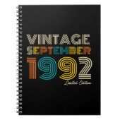 30e verjaardag  september 1992 Limited Edtn. Notitieboek (Voorkant)
