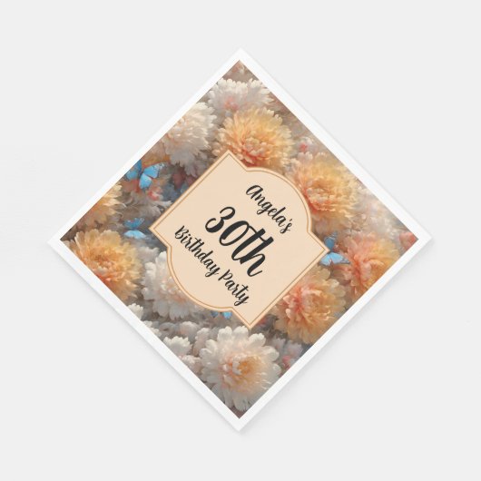 30e verjaardag servet (Hoek)