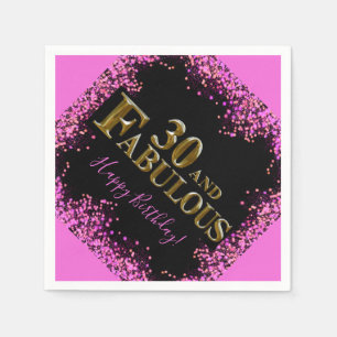 30e verjaardag servet