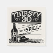30e verjaardag servetten (Voorkant)