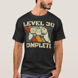 30e verjaardag Shirt - Video Gamerniveau 30