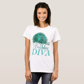 30e verjaardag Shirten van Diva T-shirt (Voorkant volledig)