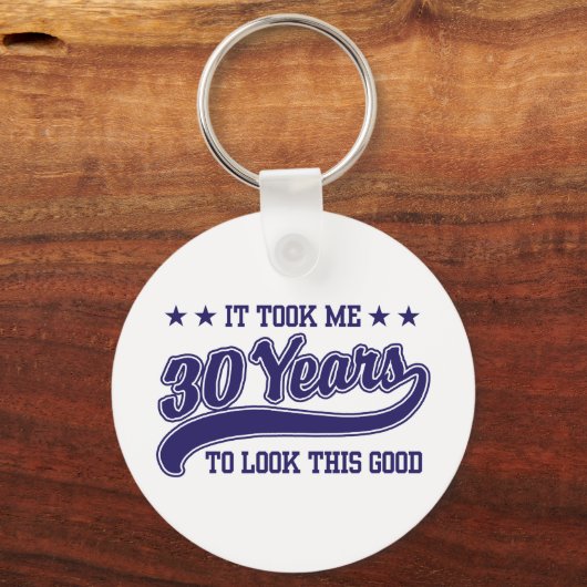 30e verjaardag sleutelhanger (Voorkant)