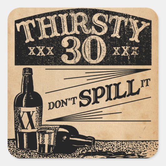 30e verjaardag Stickers (Voorkant)