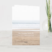 30e verjaardag surfstrand kaart (Achterkant)