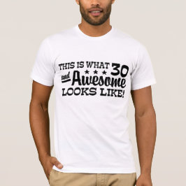 30e verjaardag t-shirt