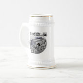 30e verjaardag T-shirts en geschenken Bierpul (Voorkant links)