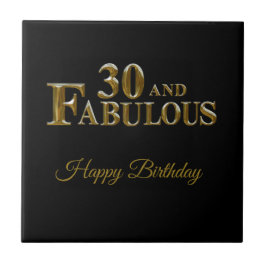 30e verjaardag tegeltje