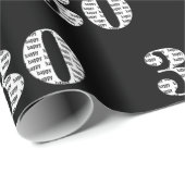 30e verjaardag tekst cadeaupapier (Rol Hoek)