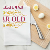 30e. Verjaardag Theedoek (Quarter Fold)