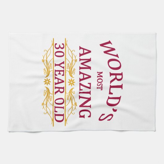 30e. Verjaardag Theedoek (Horizontaal)