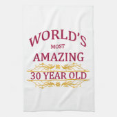 30e. Verjaardag Theedoek (Verticaal)