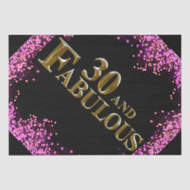 30e verjaardag tissuepapier